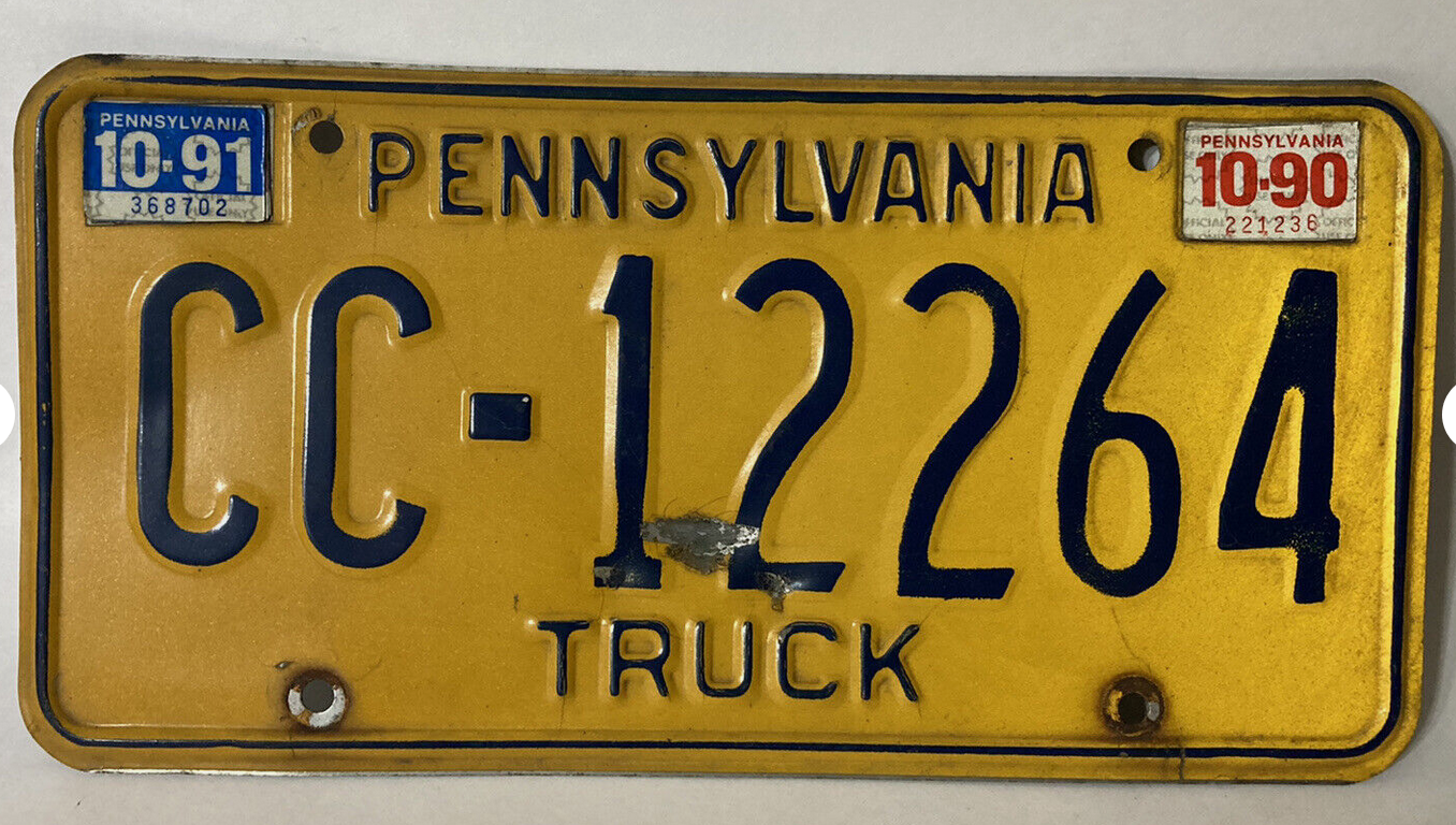 Screenshot 2024-02-24 at 06-46-57 Pennsylvania Truck PA License Plate CC 12264 Blue And Yellow...png