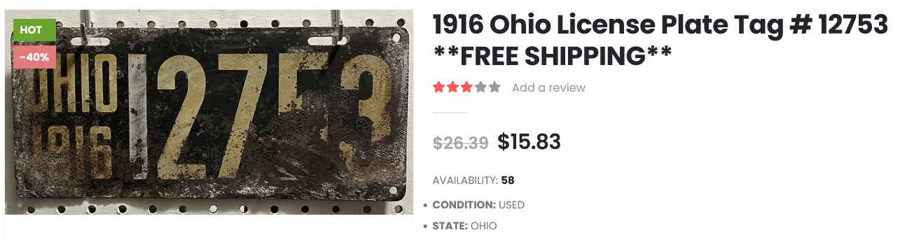 Screenshot 2024-03-12 at 11-09-10 1916 Ohio License Plate Tag # 12753 FREE SHIPPING.png