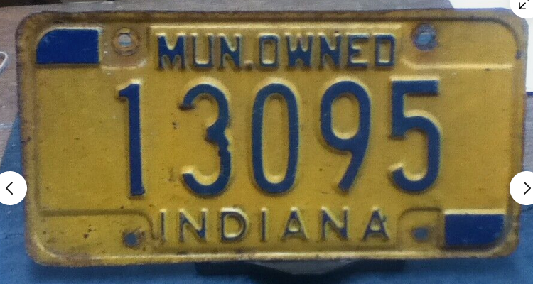 Screenshot 2024-03-27 at 21-22-09 License Plate Tag Vintage Indiana Mun. Municiple Owned 13095...png