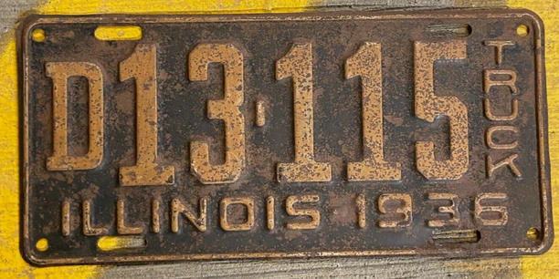 Screenshot 2024-03-28 at 21-50-35 1936 Illinois Truck License Plate D 13115 Garage Decor Auto ...png