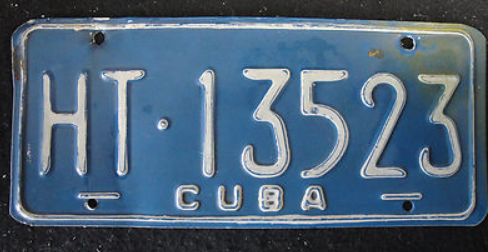 Screenshot 2024-04-23 at 23-12-45 Cuban Cuba License Plate BLUE HT-13523 Car Original Vintage ...png