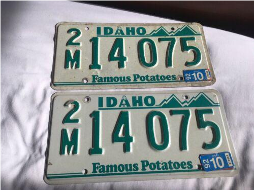 Screenshot 2024-06-02 at 20-01-58 Vintage 1980's Idaho License Plate Vanity Matched Set 2M 140...png