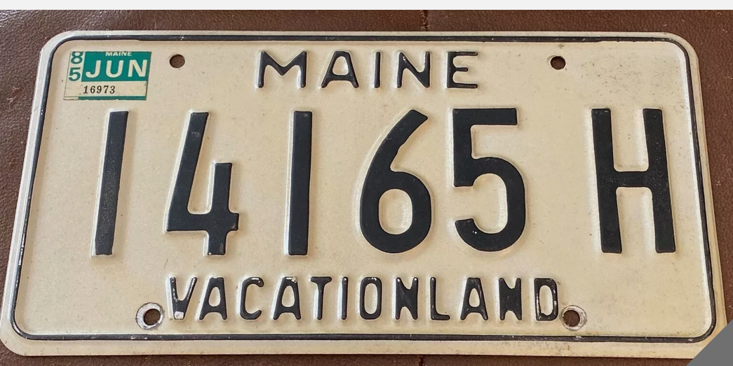 Screenshot 2024-06-12 at 15-45-47 Maine 1985 License Plate NICE QUALITY # 14165 H eBay.png